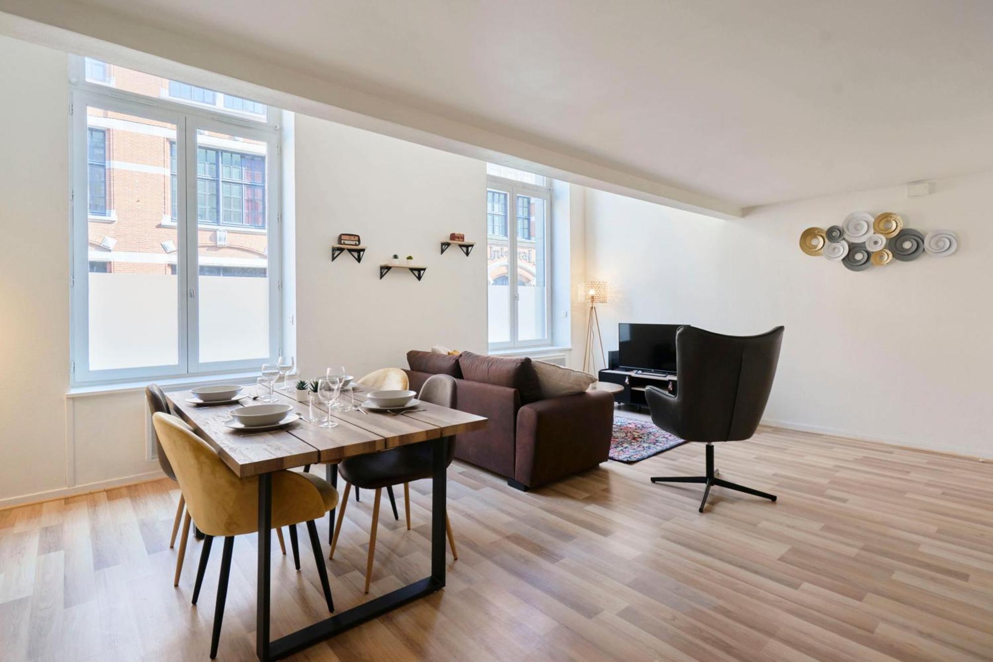 Apartamento Locationstourcoing - Le Loft Exterior foto